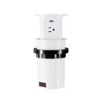 4-Sided 4-Outlet 20W Pneumatic Pop-Up Socket