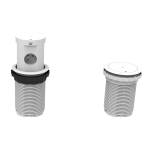 French Standard 4-Sided 5-Outlet Pneumatic Pop-Up Socket