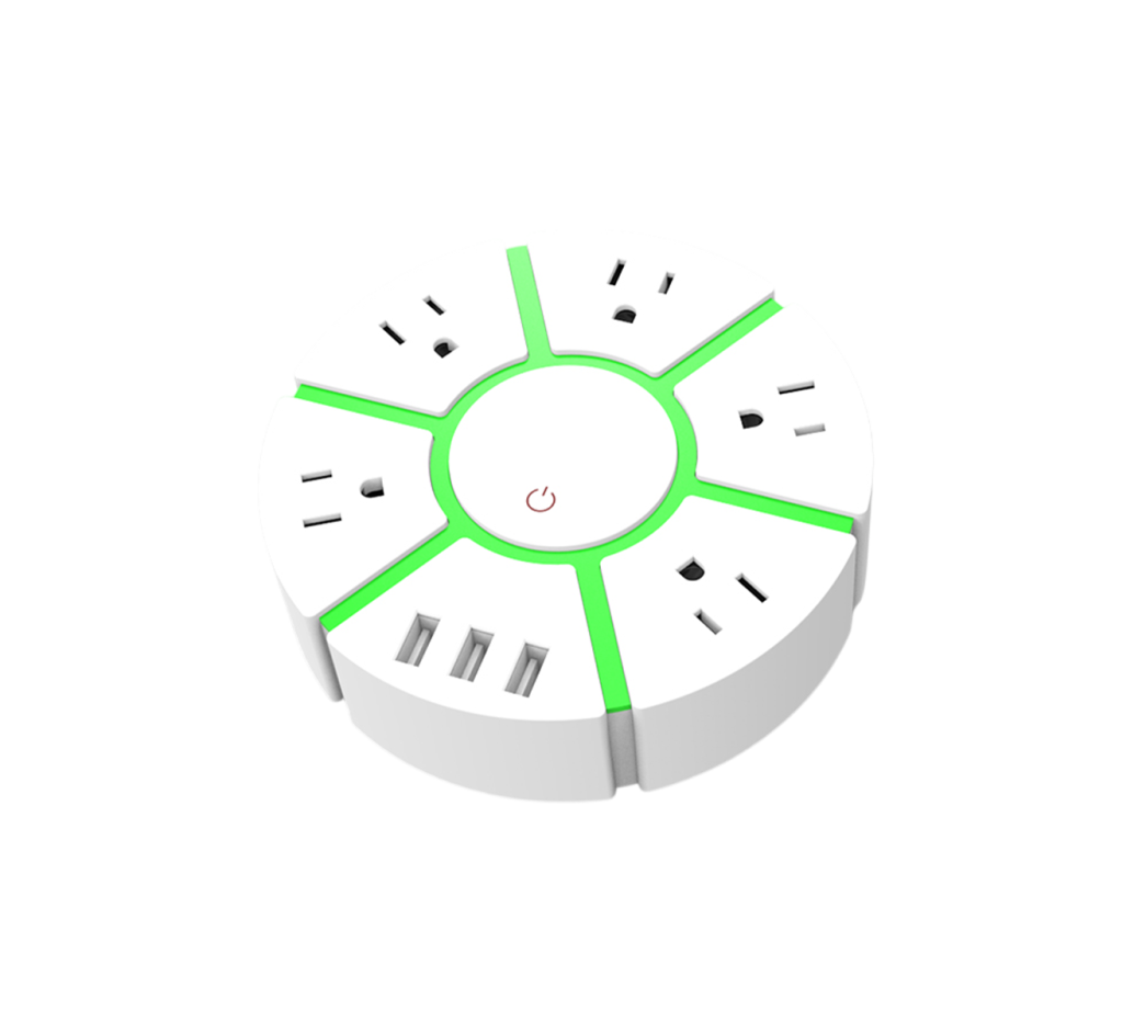 Disc-Type Power Expansion Socket