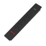 Desktop 4-Outlet US Power Strip with USB-A & USB-C PD Fast Charging